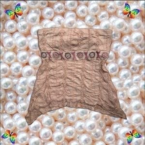 🧸 Victorian-Style Charlotte Russe Strapless Top🧸